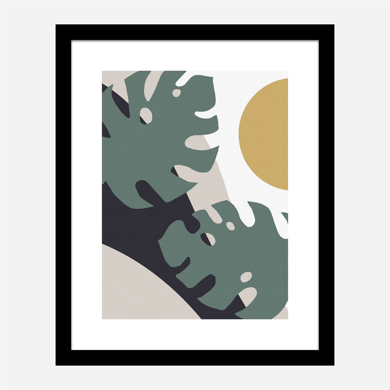 Monstera Cut Out 1 Wall Art Print