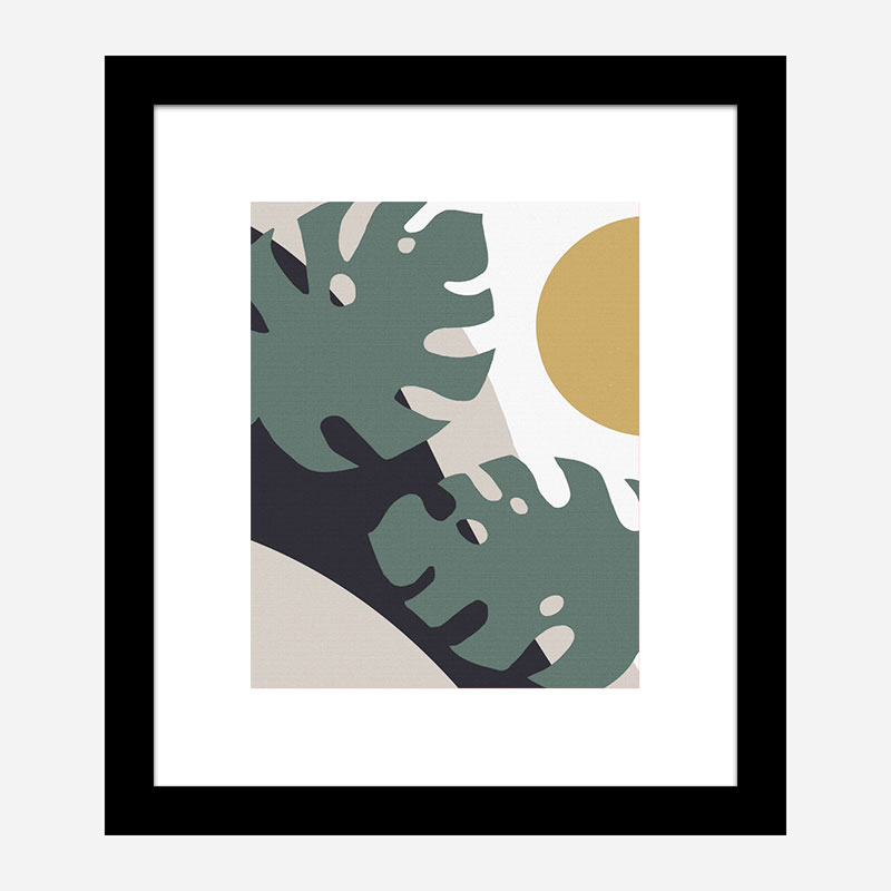 Monstera Cut Out 1 Wall Art Print