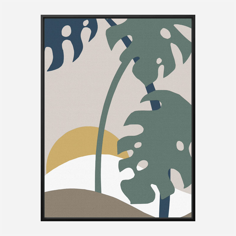 Monstera Cut Out 2 Wall Art Print