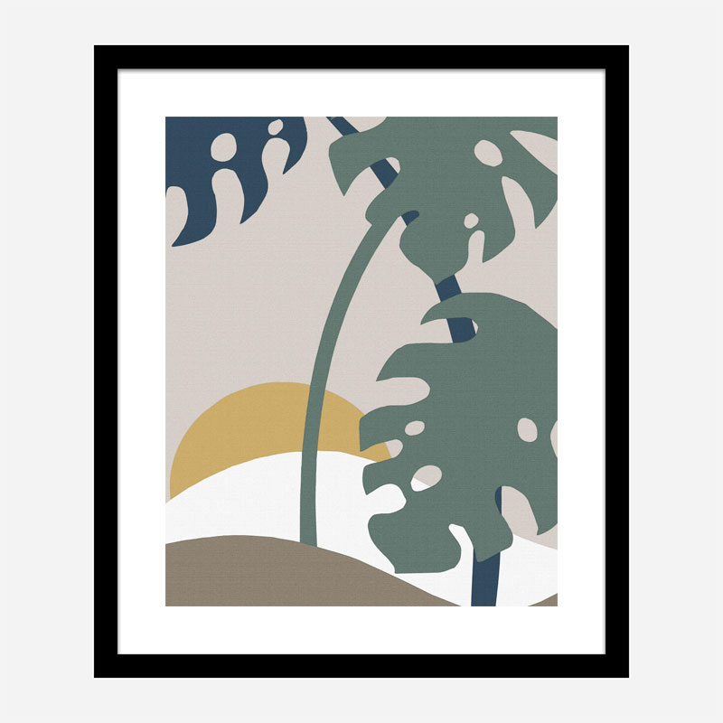 Monstera Cut Out 2 Wall Art Print