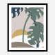 Monstera Cut Out 2 Wall Art Print