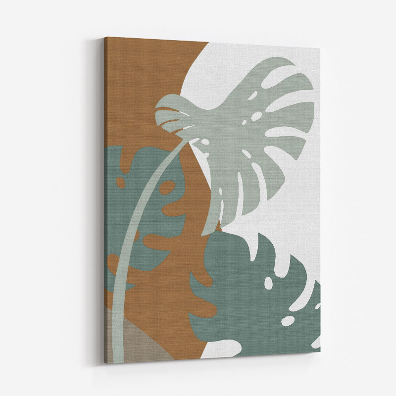 Monstera Cut Out 3 Wall Art Print