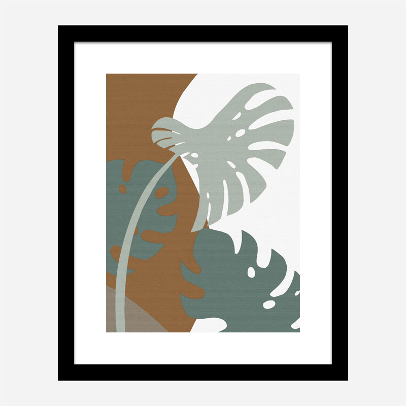 Monstera Cut Out 3 Wall Art Print