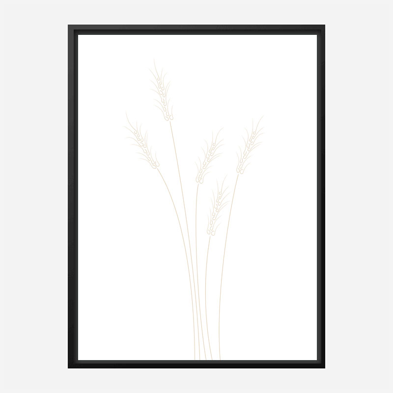 Wheat Grass Wall Art Print Wheat Grass Wall Art Print