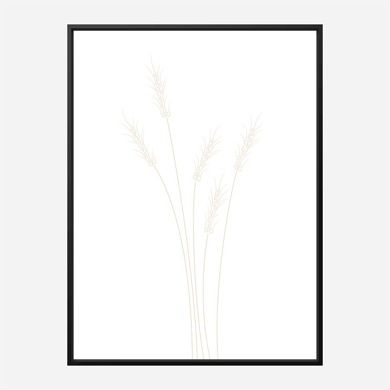 Wheat Grass Wall Art Print Wheat Grass Wall Art Print