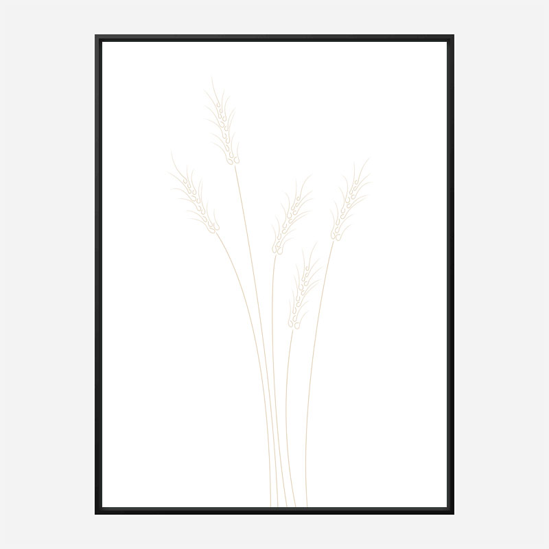 Wheat Grass Wall Art Print Wheat Grass Wall Art Print