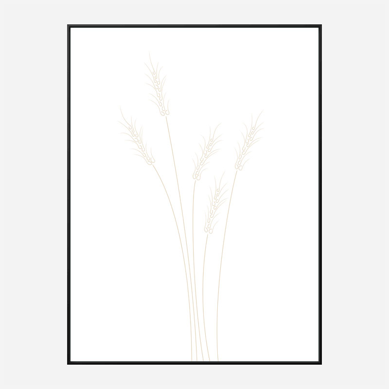 Wheat Grass Wall Art Print Wheat Grass Wall Art Print