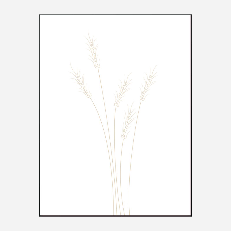 Wheat Grass Wall Art Print Wheat Grass Wall Art Print