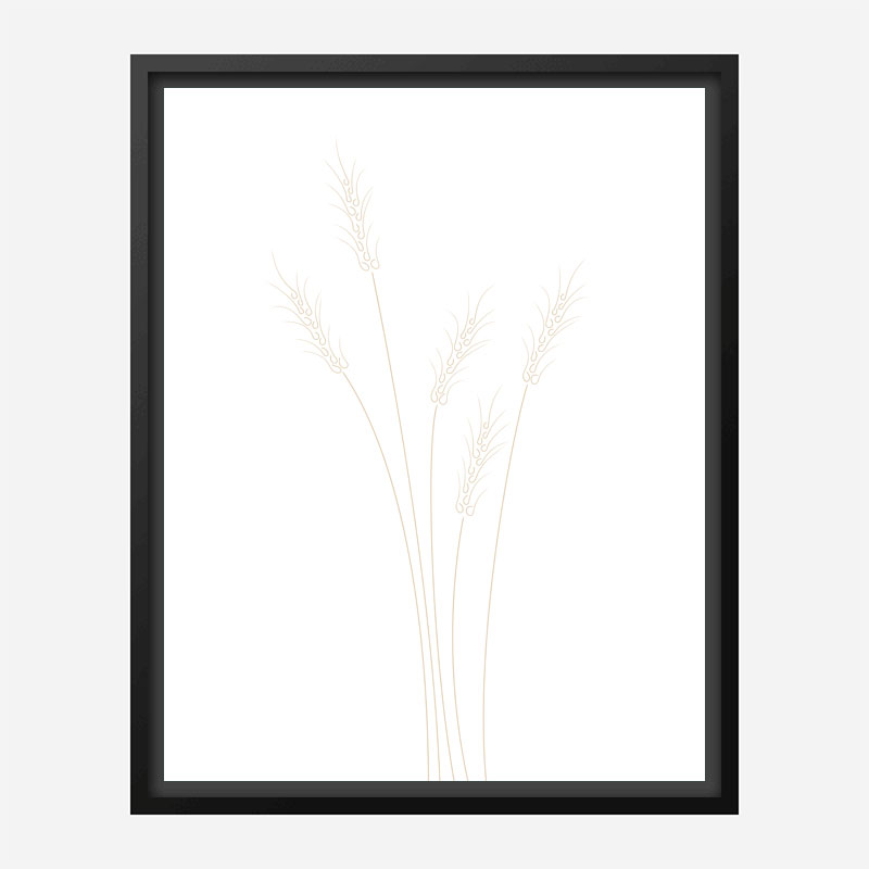 Wheat Grass Wall Art Print Wheat Grass Wall Art Print