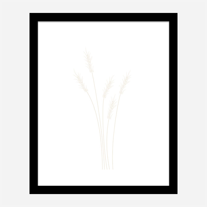 Wheat Grass Wall Art Print Wheat Grass Wall Art Print