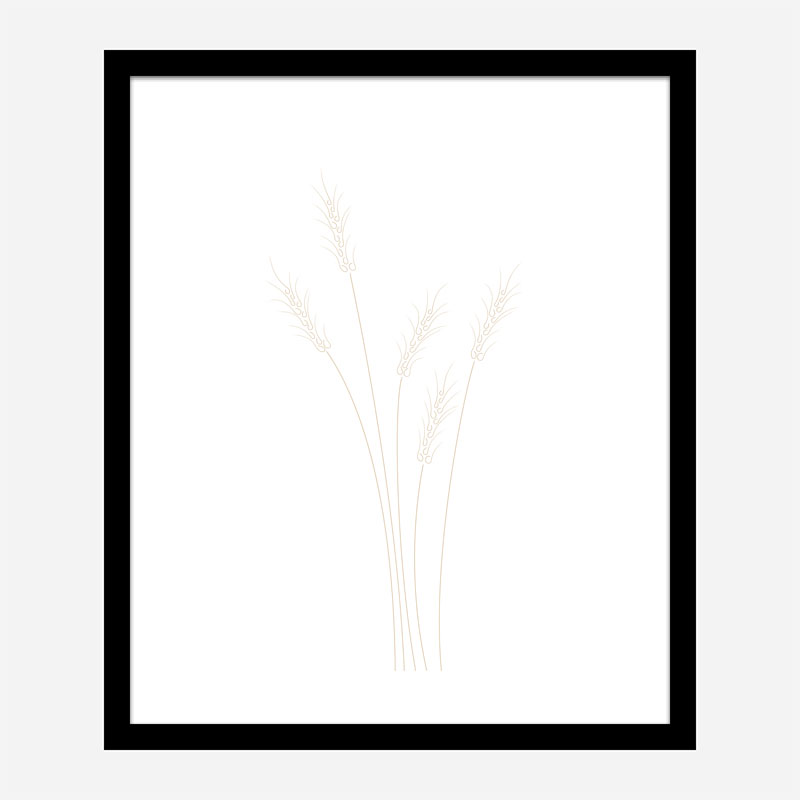 Wheat Grass Wall Art Print Wheat Grass Wall Art Print