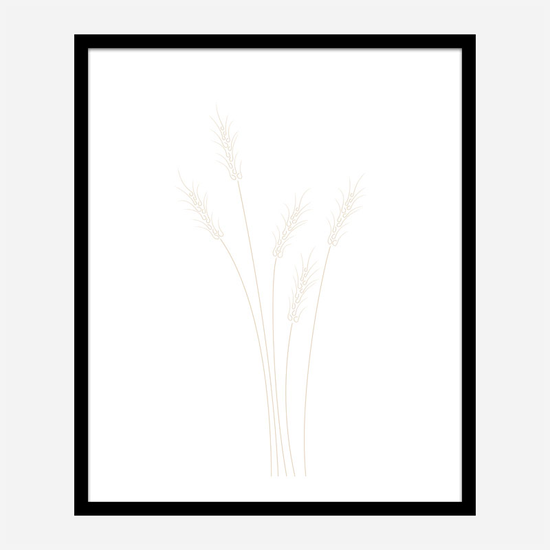 Wheat Grass Wall Art Print Wheat Grass Wall Art Print