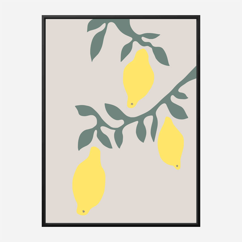 Lemons Wall Art Print