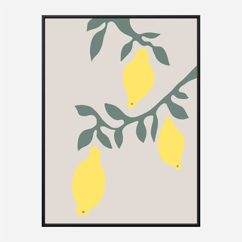 Lemons Wall Art Print