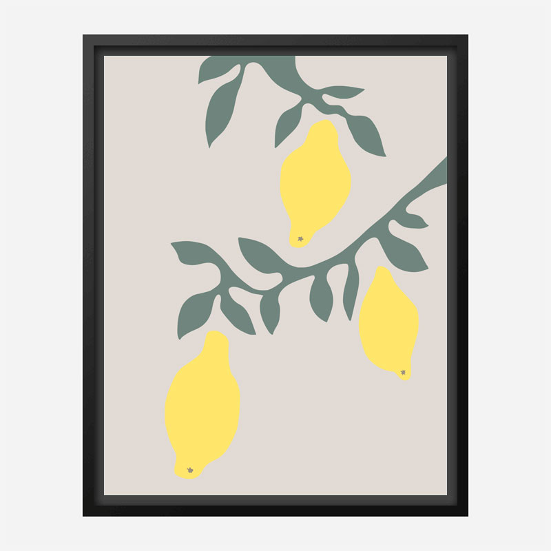 Lemons Wall Art Print Lemons Wall Art Print