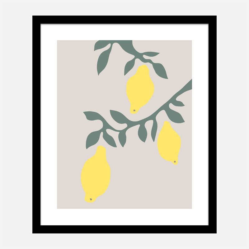 Lemons Wall Art Print