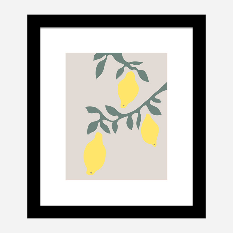 Lemons Wall Art Print