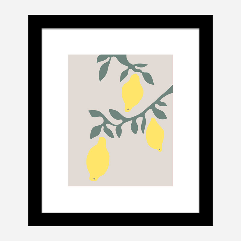 Lemons Wall Art Print Lemons Wall Art Print