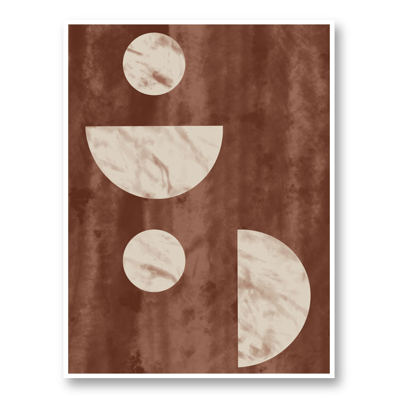 Geo Marble Wall Art Print