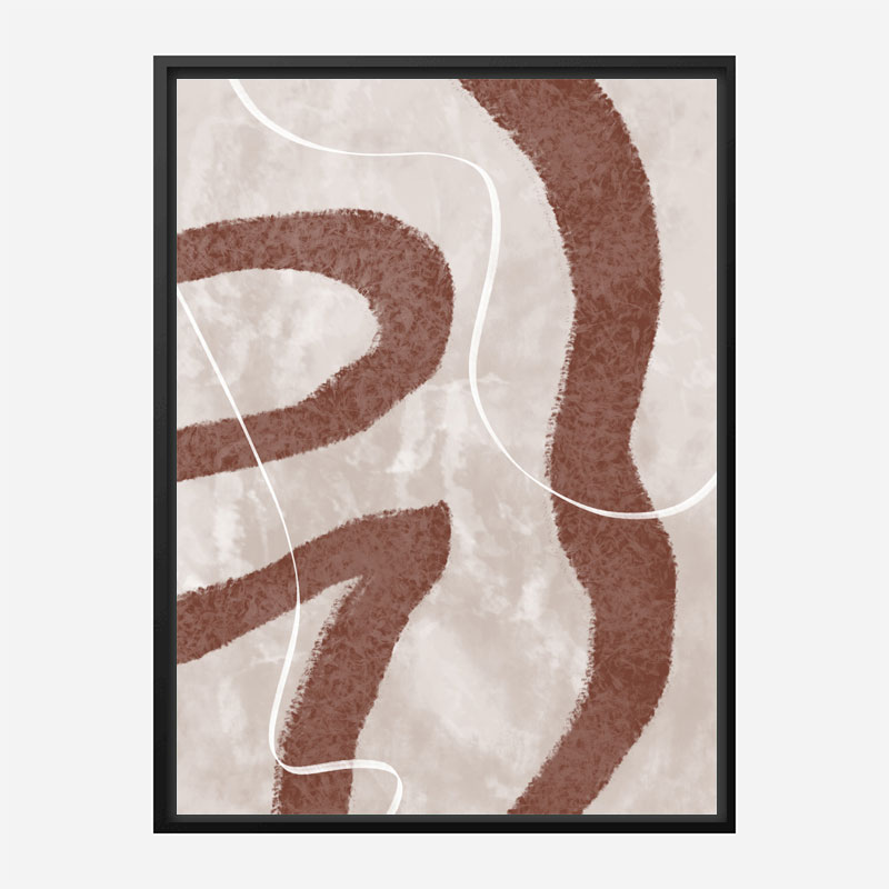 Abstract Fuzz Wall Art Print