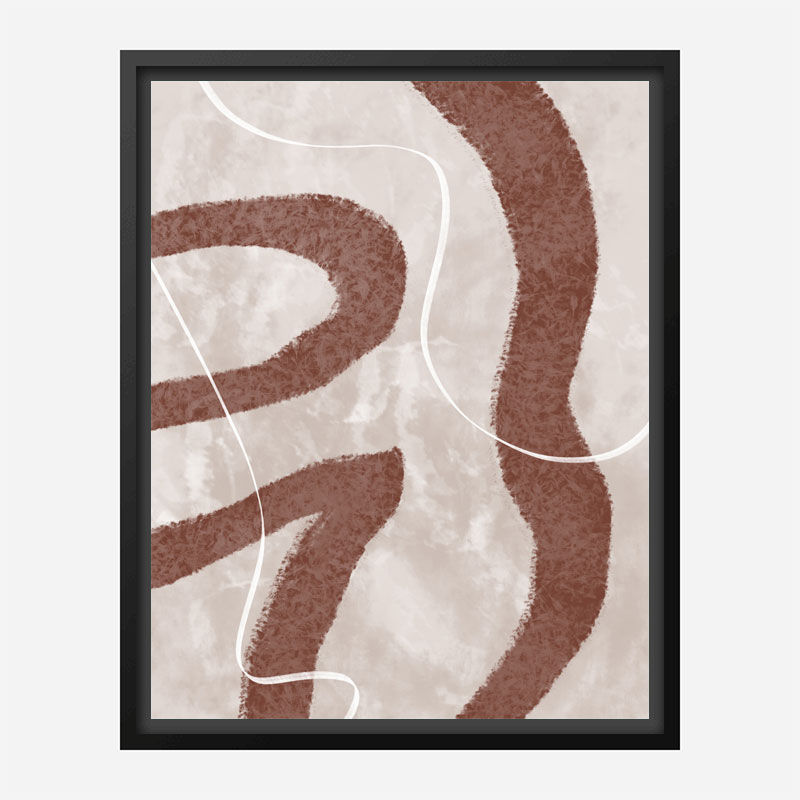 Abstract Fuzz Wall Art Print