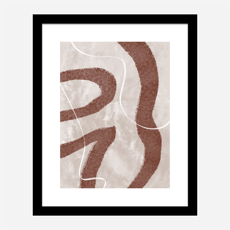 Abstract Fuzz Wall Art Print