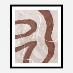 Abstract Fuzz Wall Art Print