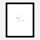 Stay Present Quote Wall Art Print Stay Present Quote Wall Art Print