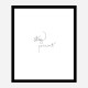Stay Present Quote Wall Art Print Stay Present Quote Wall Art Print