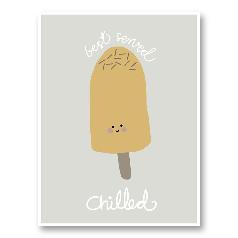 Chilled Ice Cream Wall Art Print