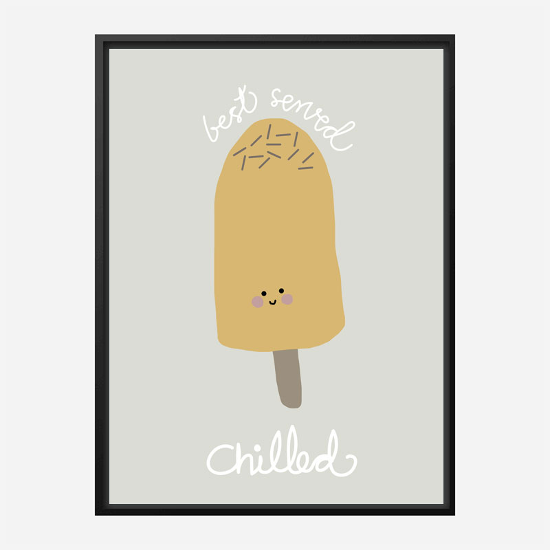 Chilled Ice Cream Wall Art Print