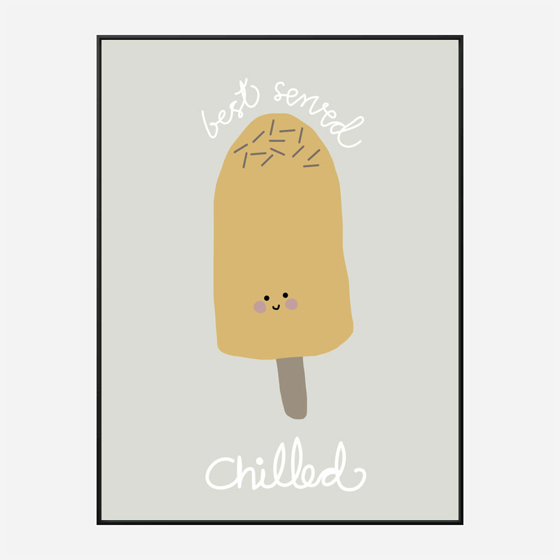 Chilled Ice Cream Wall Art Print