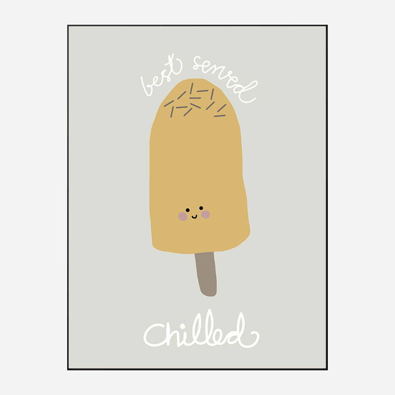 Chilled Ice Cream Wall Art Print