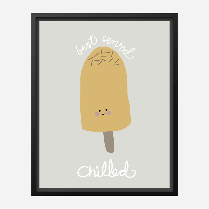 Chilled Ice Cream Wall Art Print