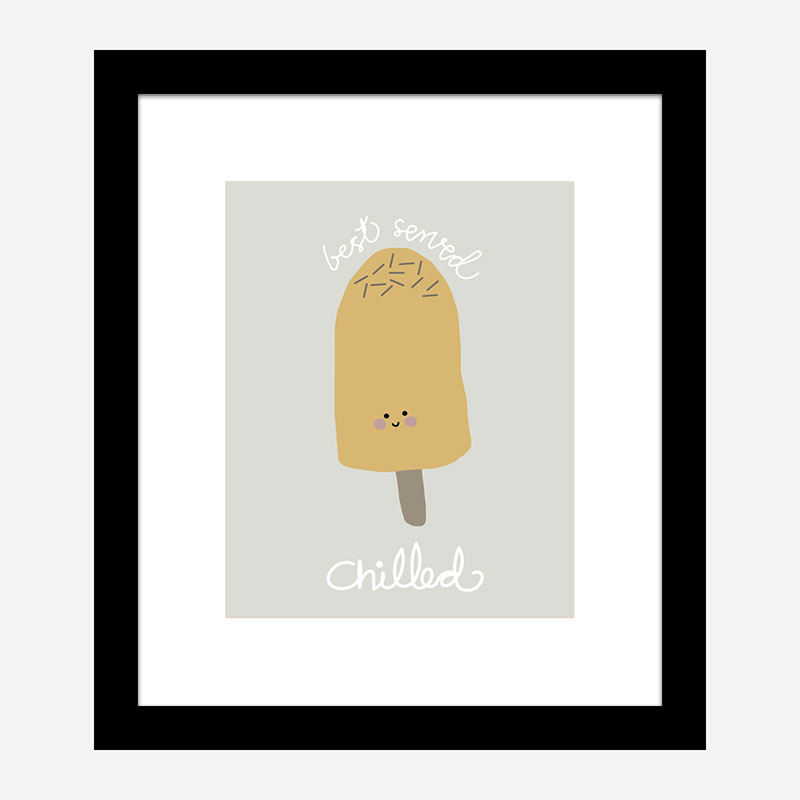 Chilled Ice Cream Wall Art Print