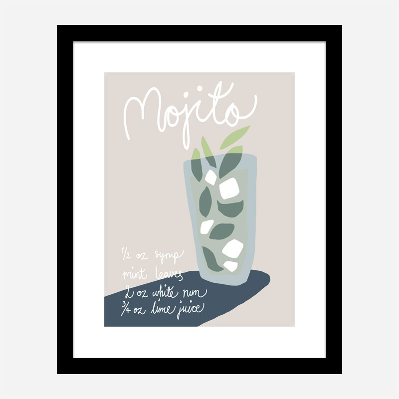 Mojito Wall Art Print Mojito Wall Art Print