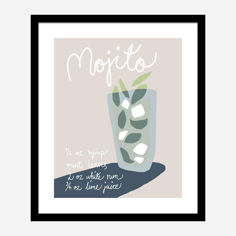 Mojito Wall Art Print Mojito Wall Art Print