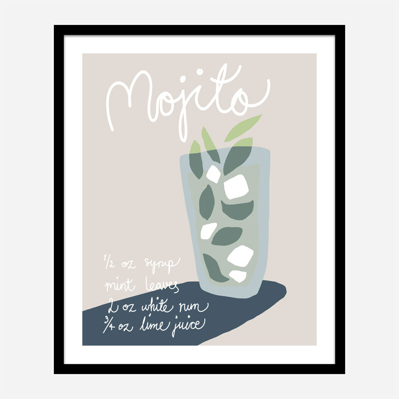 Mojito Wall Art Print Mojito Wall Art Print