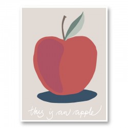 This is an Apple Wall Art Print