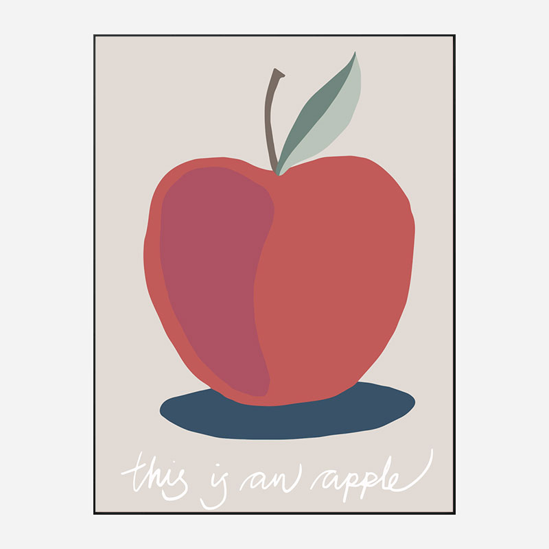 This is an Apple Wall Art Print