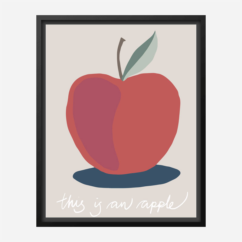 This is an Apple Wall Art Print