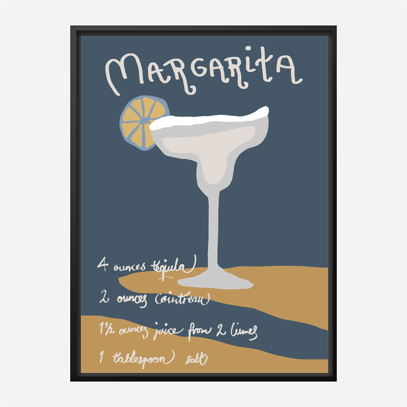Margarita Wall Art Print Margarita Wall Art Print
