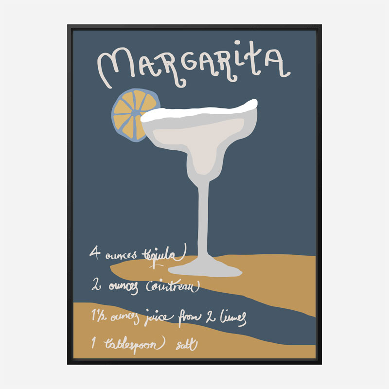 Margarita Wall Art Print Margarita Wall Art Print