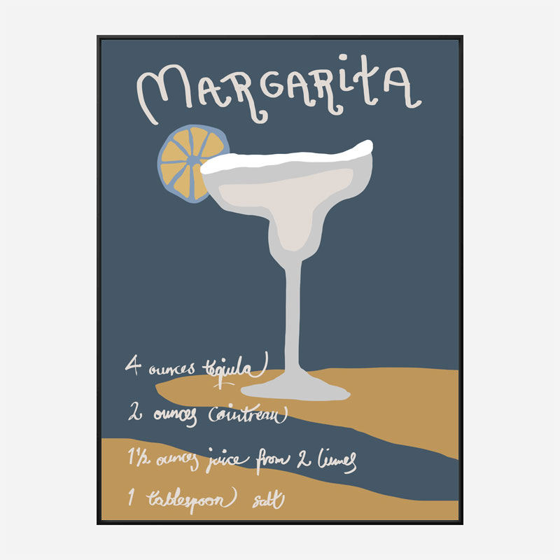 Margarita Wall Art Print Margarita Wall Art Print