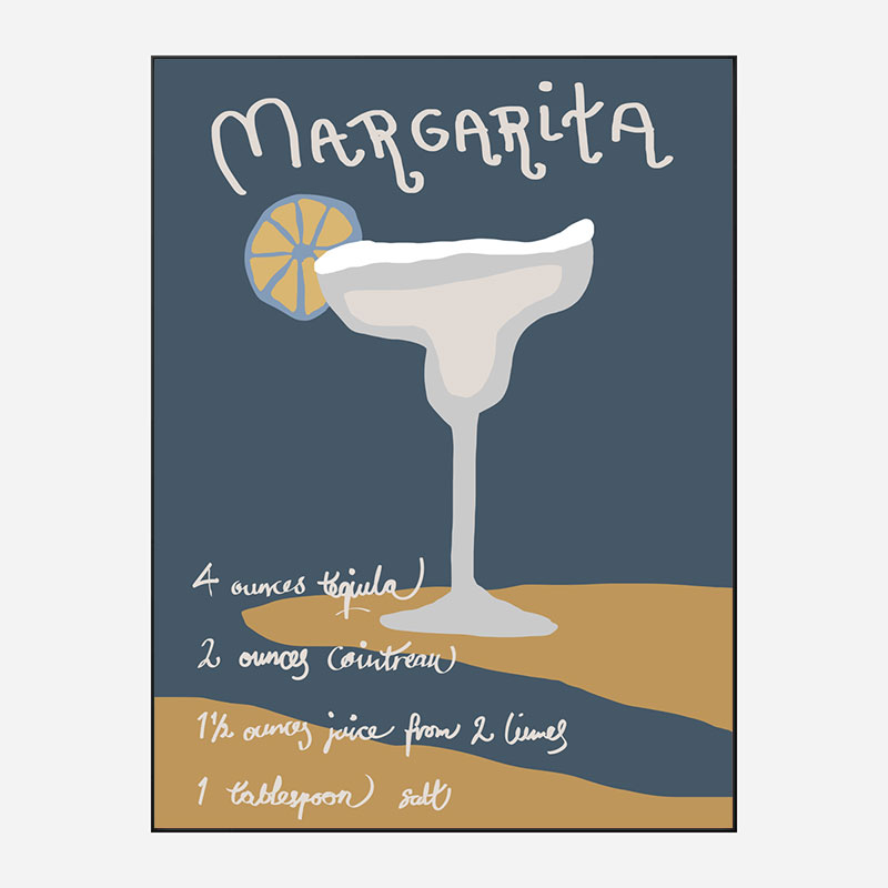 Margarita Wall Art Print Margarita Wall Art Print