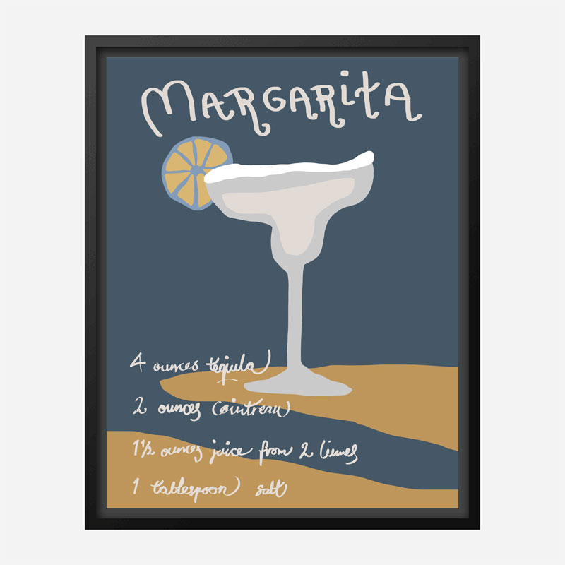 Margarita Wall Art Print Margarita Wall Art Print
