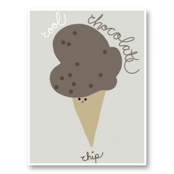 Chocolate Chip Wall Art Print