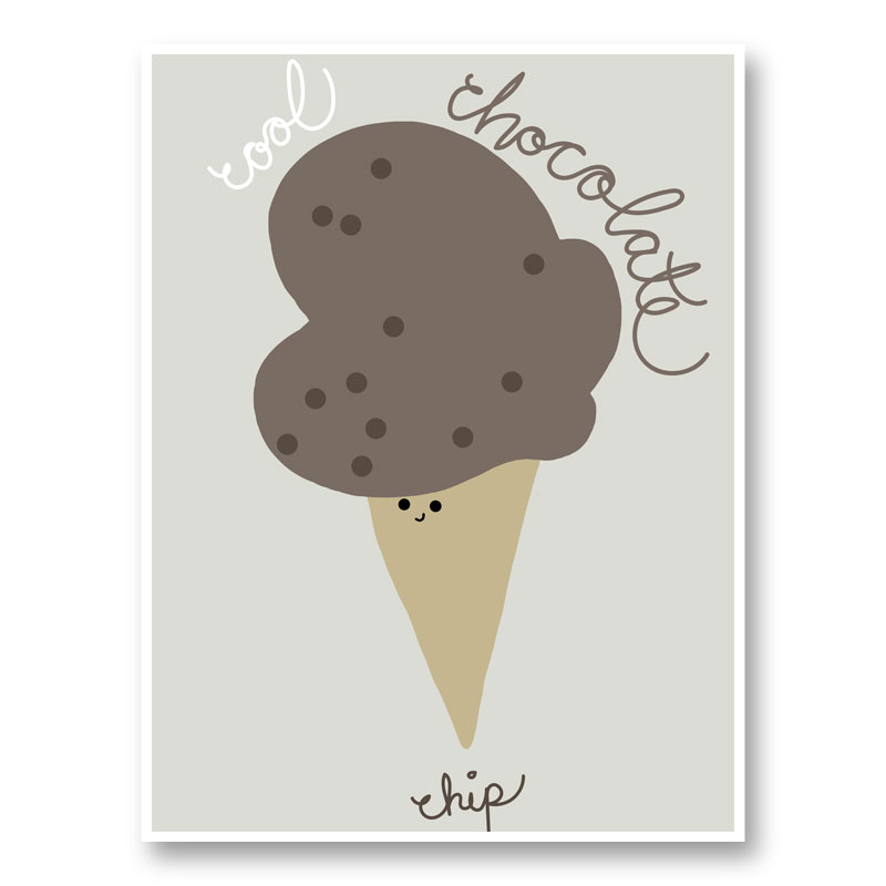 Chocolate Chip Wall Art Print