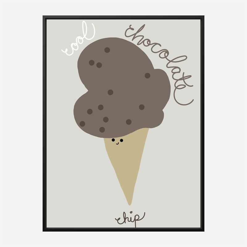 Chocolate Chip Wall Art Print