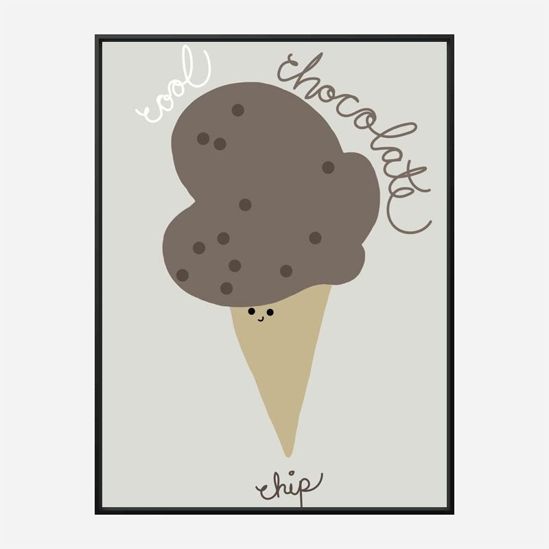 Chocolate Chip Wall Art Print